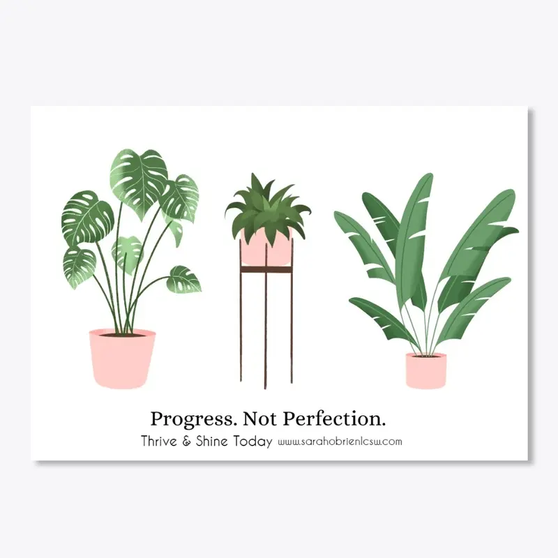 'Progress. Not Perfection' 