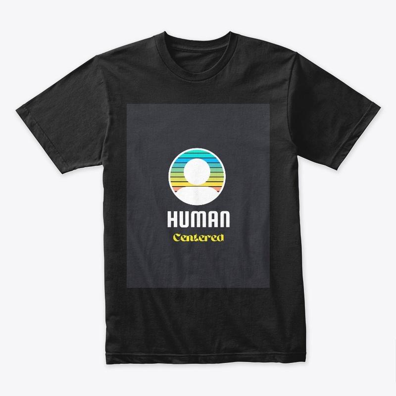 Human Centered with colored circle-Black